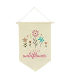 Maxbell Little Wildflower Banner Girl Nursery Decor Flag Banner for Nursery Boy Teen
