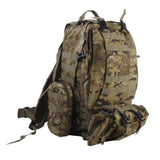 Maxbell Military Tactical Rucksack Molle Assault Backpack Bag for Hiking 65L CP Camo