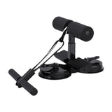 Maxbell Sit up Bar Floor Holder 3 Adjustable Height Situp Bar for Thighs Office Home Black