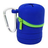 Maxbell Fishing Microtrash Container Folded for Outdoor Activities Father's Day Gift Blue