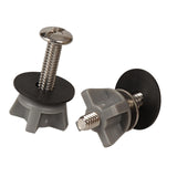 Maxbell 2Pcs Generic Toilet Seat Bolts Accessory Anti Slip Professional Repair Parts