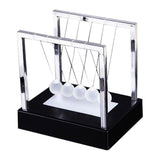 Maxbell Maxbell Newtons Cradle Glass Balance Balls Gadget Desk LED Light Wave Home Black