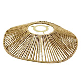 Maxbell 2xHandwoven Rope Lampshade Pendant Light Shade for Kitchen Island Home Hallway yellow