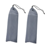 Maxbell 2x Tent Stakes Storage Bag Pocket Tent Stakes Bag for Outdoor Garden Camping