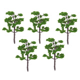 Maxbell 5pcs Scale 1:75 12cm Train Layout Set Model Trees Green - Aladdin Shoppers