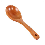 Maxbell Japanese Style Wooden Soup Spoon Ladle Kitchen Hot Pot Spoon Tableware