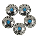 Maxbell Phenovo 5x NO-SEW Metal Decorative Tack Snap Studs Buttons Fasteners 30mm #4 - Aladdin Shoppers
