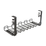 Under Desk Cable Tray Versatile Wire Organizer for Libraries Homes Recording