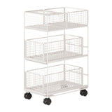 Maxbell Mobile Rolling Cart Metal Under Desk Utility Cart