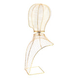 2Pcs Hats Display Holder Sports Cap Storage Organizer Stand Rack Black&Gold