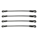 Maxbell 4 Pieces Bungee Cords with Hooks Elastic Ropes for Kayaking Outdoor Car Length 60cm