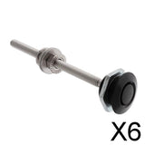 Maxbell 6xCar Universal Quick Release Latch Low Profile Hood Pins Lock 100mm Black