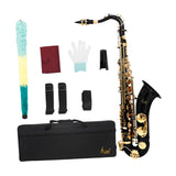 Maxbell Alto Saxophone in B Flat Brass Woodwind Instrument Parts for Gift Music Room