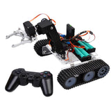 Maxbell Maxbell DIY 4-Dof PS2 Remote Control Tank Chassis Robot Mechanical Arm for Arduino