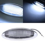 Maxbell Silver Oval Dome Ceiling Light Roof LED 12V Interior Camper RV Boat Trailer - Aladdin Shoppers