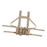 Maxbell Combat Training Shooting Hunting Outdoor Molle Vest Pouch Chest Rig Brown