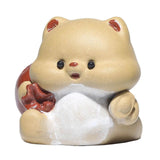 Maxbell Dog Miniature Figurine Tea Pet Tabletop Ornament for Shelf Tea Table Cabinet