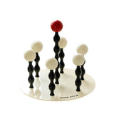 Maxbell Kitchen Cup Holder Versatile Stylish Cup Drying Rack for Counter Kitchen Bar 6 Cup 20cmx18.5cm