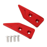 Maxbell Motorcycle Handguards Protector Cover Lightwight Hand Guard Decorative Cover Red