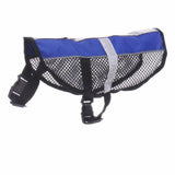 Maxbell Maxbell Reflective Mesh Pet Dog Chest Harness Strap Training Walk Collar Vest Blue S