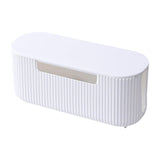 Maxbell Cable Management Box Wire Storage Cable Organizer for Cords Computer USB Hub White