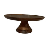 Maxbell Fruit Plate Large Capacity Dessert Tray Wood Ornament for Holiday Restaurant