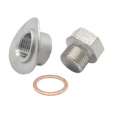 Maxbell M18x1.5 Easy to Weld in Bung Plug Exhaust Pipe Adapter  With Gasket