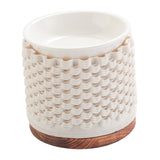 Maxbell Aroma Burner Stylish Ceramic Essential Oil Burner for Balcony Kitchen Garden