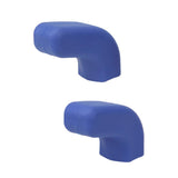 Maxbell 2x Front Tow Hooks Covers Easy Installation Hitch Covers for Jeep 07-23 Blue