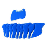 Maxbell 10 Pieces Golf Club Iron Headcover Putter Head Protector Cover Royal Blue - Aladdin Shoppers