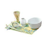Maxbell 7Pcs Matcha Whisk Set Japanese Utensils Gift Handcrafted Making Tools Sifter White
