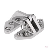 8 Packs 316 Marine Grade Stainless Steel Boat Hatch Hinge for Removable Pin