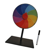 Maxbell Table Prize Turntable Tabletop Fortune Wheel for Pub Teaching Activity Props 10 Grids