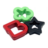 Maxbell 3Pcs 1/12 Dollhouse Cookie Cutter Alloy Holiday Decor Micro Landscape Layout