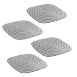 Maxbell 4Pcs Chicken Nest Box Pads Chicken Nest Pads for Garden Poultry Hatchery Box Grey