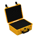 Maxbell Toolbox Storage Case with Sponge Tool Organizer for Hobby or Craft Workplace Yellow