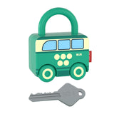 Lock and Key Car Toy Practical Skill Matching Toys for Preschool Children Nus