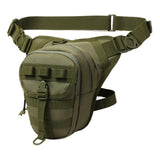 Maxbell Drop Leg Bag Decor Fishing Travel Portable Crossbody Bag Organizer Thigh Bag Green