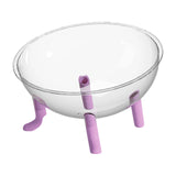 Maxbell Capsule Cat Bed Furniture Pet Accessories Ornament Acrylic Dome Sleeping Bed Purple