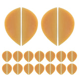 Maxbell 16Pairs Heel Plates Non Slip Shoe Pads Shoe Sole for Sneakers Leather Shoes Yellow