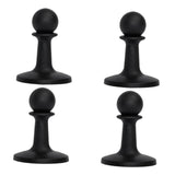 Maxbell 4 Pieces Protection Cap Anti Thunder for Mountaineering Travel Lovers Hiking Black