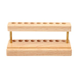 Wood Cosmetic Brushes Rack Phone Holder Pencil Holder for Dorm Stores Office Wood