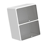 Maxbell Desktop Storage Box Lidded Multipurpose for Household files Office Organizer black 33.2x24.5x45cm