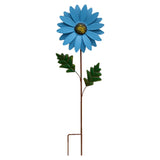 Maxbell 2pcs Garden Sunflower Wind Spinner Flower Sculpture for Patio Decoration
