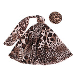 Maxbell Wedding Party Ball Holiday Clothes Leopard Gown Dress w/ Hat 12inch Doll