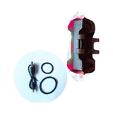 Light-emitting diode helmet light, rechargeable, waterproof warning, night riding Red and White other