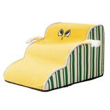 Maxbell Dog Stair with Removable Washable Cover Anti Slip Bottom Dog Climbing Ladder 3 Step L