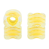 Maxbell Maxbell 4x Replacement Skateboard Shark Wheels PU Longboard Maintenance Parts Yellow