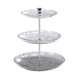 Maxbell Dry Fruit Organizer Multifunctional Candy Box for Party Thanksgiving Wedding clear 3 floor
