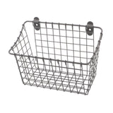 Maxbell Wall Mounted Storage Basket Modern Fruit Basket for Office Bedroom Dormitory 21.5cmx10cmx17.5cm